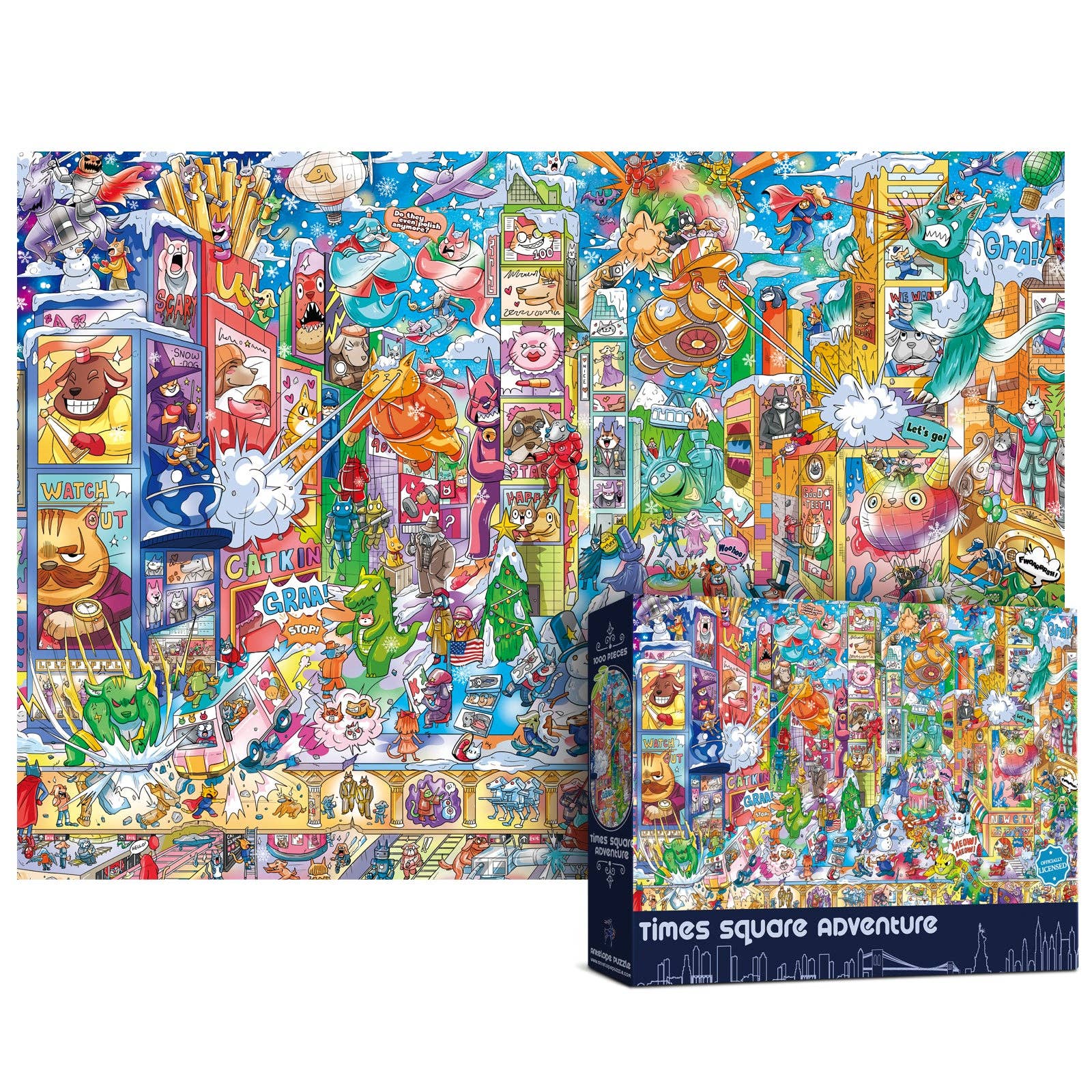 Times Square Adventure Puzzle, Antelope – The Puzzle Center