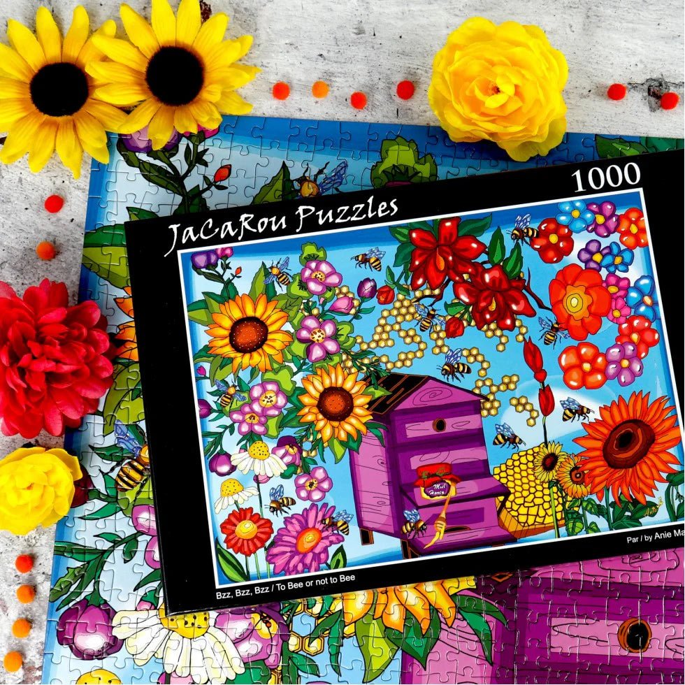 To Bee Or Not To Bee 1000 Piece Jigsaw Puzzle | JaCaRou Puzzles - Jigsaw Puzzles - The Puzzle Center