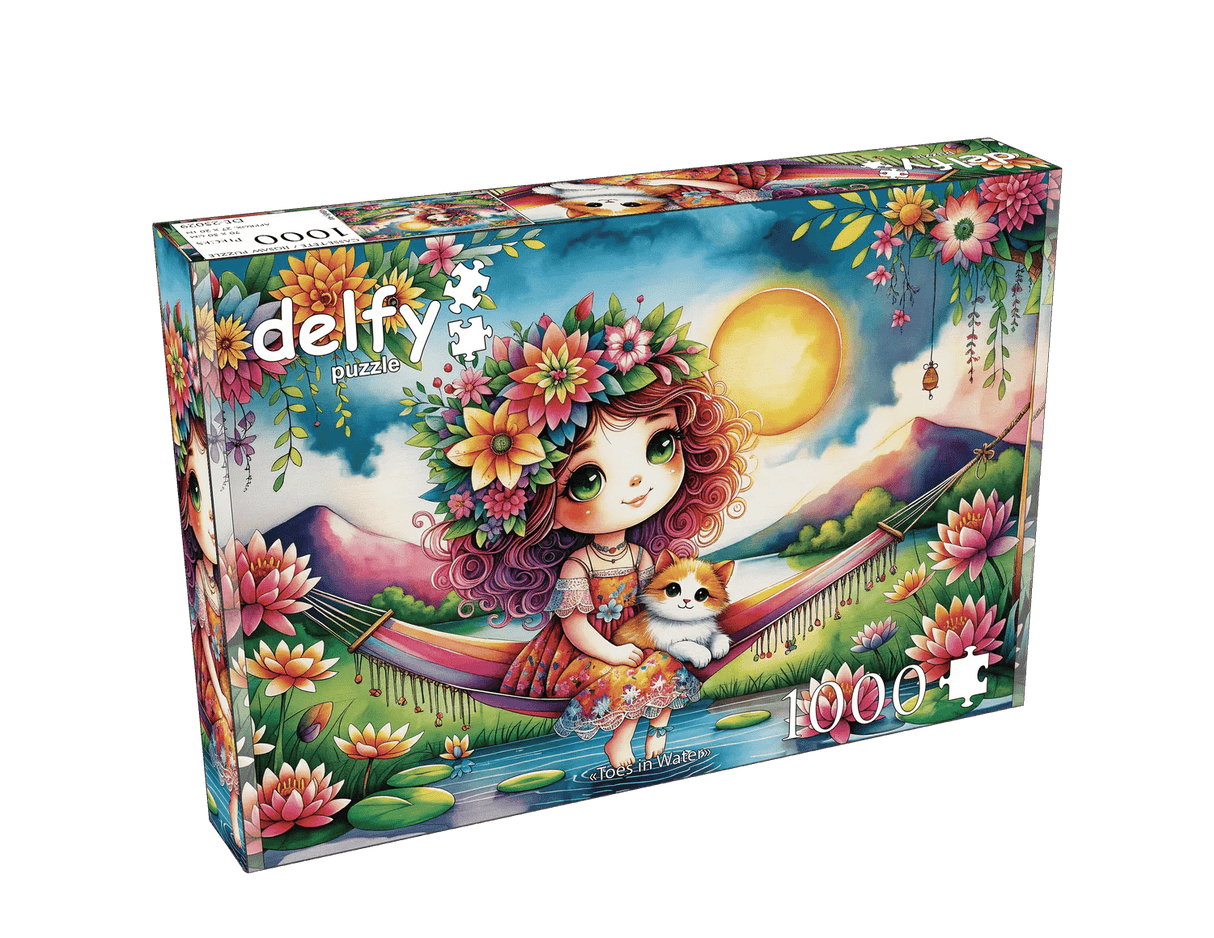 Toes In Water 1000 Piece Jigsaw Puzzle | Delfy Puzzles - Jigsaw Puzzles - The Puzzle Center