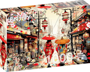 Tokyo Stroll 1000 Piece Jigsaw Puzzle | Enjoy Puzzles - Jigsaw Puzzles - The Puzzle Center