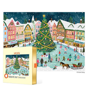 Town Square 1000 Piece Jigsaw Puzzle | WerkShoppe - Jigsaw Puzzles - The Puzzle Center