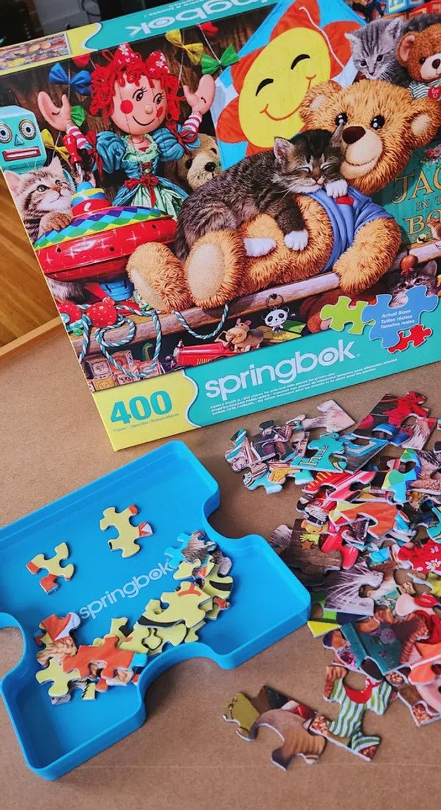 Toy Cupboard 400 Piece Jigsaw Puzzle by Springbok Puzzles - Springbok Puzzles - Jigsaw Puzzles - The Puzzle Center