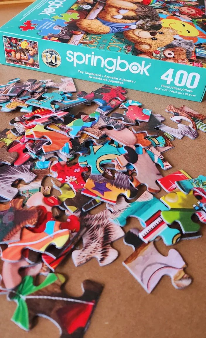Toy Cupboard 400 Piece Jigsaw Puzzle by Springbok Puzzles - Springbok Puzzles - Jigsaw Puzzles - The Puzzle Center