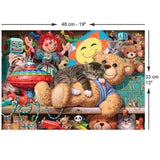 Toy Cupboard Kitten 260 Piece Jigsaw Puzzle | Anatolian - Jigsaw Puzzles - The Puzzle Center