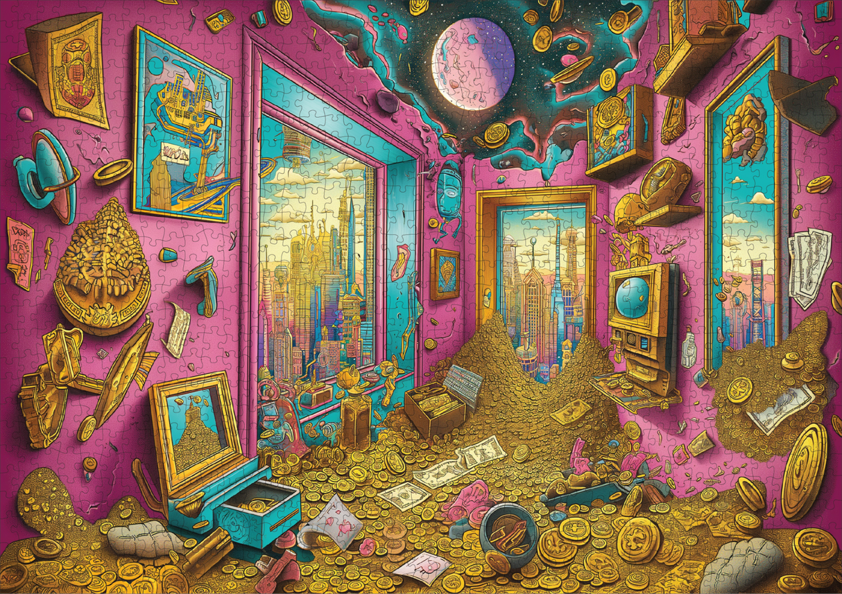 Treasure Trove 1000 Piece Jigsaw Puzzle | Trippy Puzzle Co - Jigsaw Puzzles - The Puzzle Center