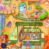 Treehouse Cafe 1000 Piece Jigsaw Puzzle | Elewhite - Jigsaw Puzzles - The Puzzle Center