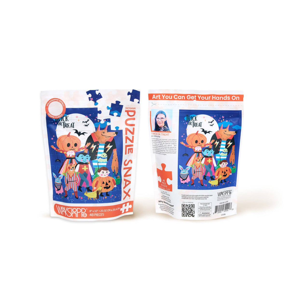 Trick or Treat 48 Piece Jigsaw Puzzle | WerkShoppe - Jigsaw Puzzle - The Puzzle Center