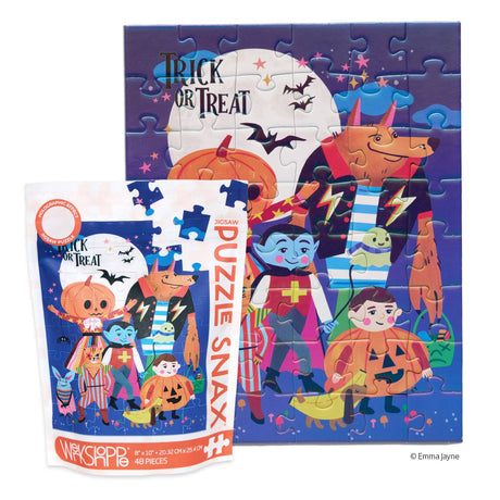 Trick or Treat 48 Piece Jigsaw Puzzle | WerkShoppe - Jigsaw Puzzle - The Puzzle Center