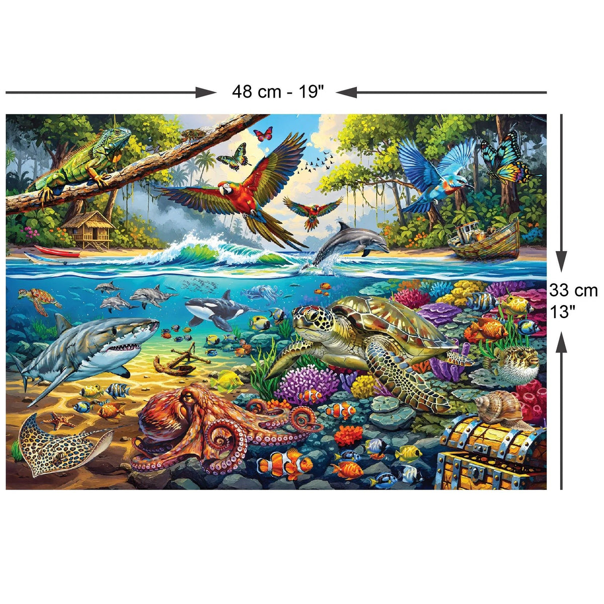 Tropical Dream 260 Piece Jigsaw Puzzle | Anatolian - Jigsaw Puzzles - The Puzzle Center