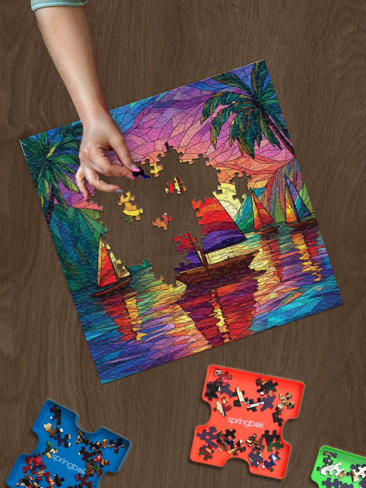 Tropical Sailing 500 Piece Jigsaw Puzzle | Springbok Puzzles - Jigsaw Puzzles - The Puzzle Center
