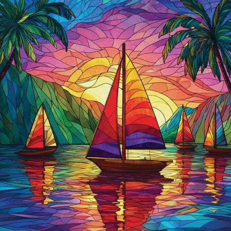 Tropical Sailing 500 Piece Jigsaw Puzzle | Springbok Puzzles