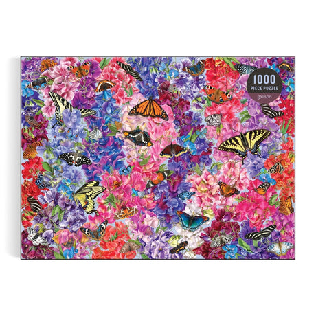Troy Litten Butterflies In the Sweet Peas 1000 Piece Jigsaw Puzzle | Galison - Jigsaw Puzzles - The Puzzle Center