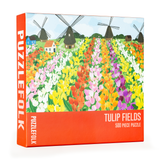 Tulip Fields 500 Piece Jigsaw Puzzle | Puzzlefolk - Jigsaw Puzzles - The Puzzle Center