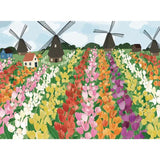 Tulip Fields 500 Piece Jigsaw Puzzle | Puzzlefolk - Jigsaw Puzzles - The Puzzle Center