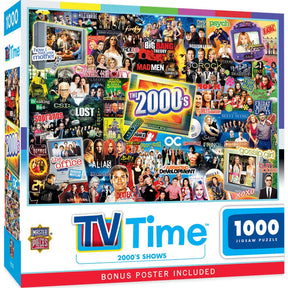 TV Time - 2000's Shows 1000 Piece Jigsaw Puzzle by Masterpieces - Masterpieces Puzzles - Jigsaw Puzzles - The Puzzle Center