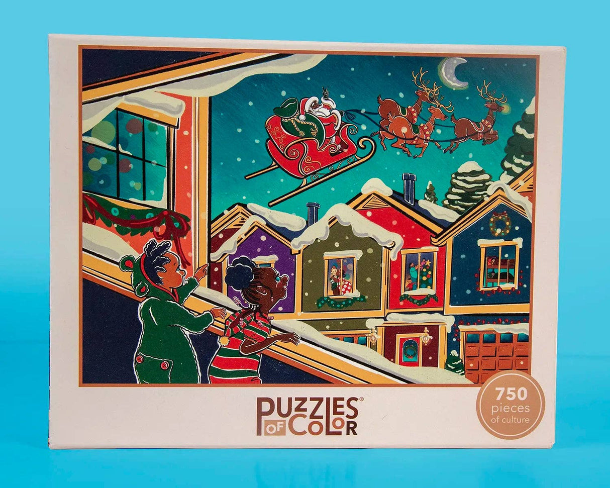 Twas The Night Before Christmas 750 Piece Jigsaw Puzzle | Puzzles of Color - Jigsaw Puzzles - The Puzzle Center