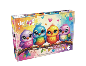 Tweeting In Harmony 1000 Piece Jigsaw Puzzle | Delfy Puzzles - Jigsaw Puzzles - The Puzzle Center