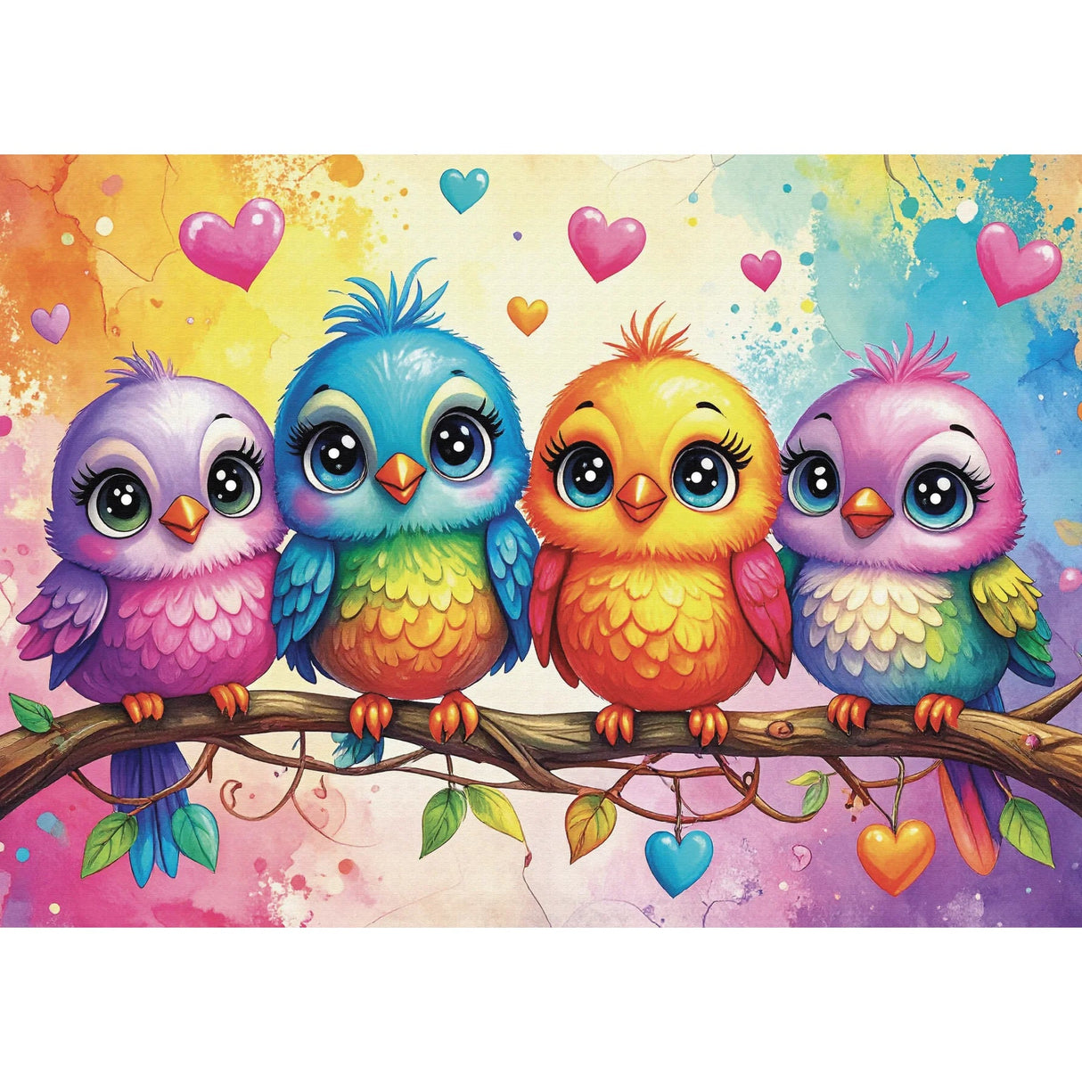 Tweeting In Harmony 1000 Piece Jigsaw Puzzle | Delfy Puzzles - Jigsaw Puzzles - The Puzzle Center