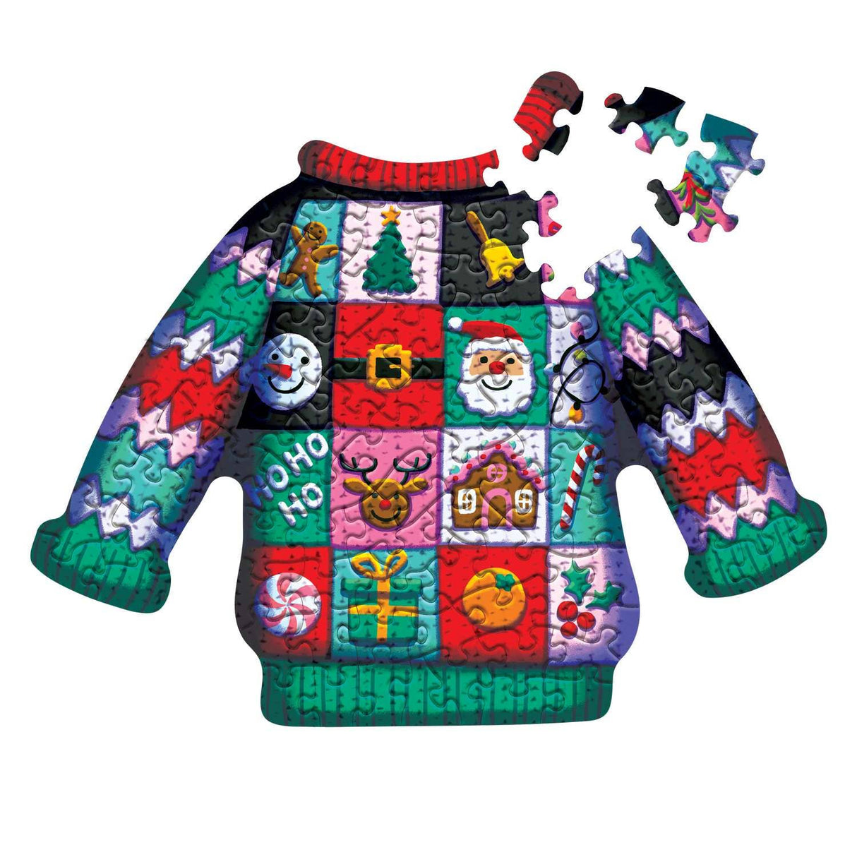 Ugly Sweater Christmas Puzzle Countdown, 15 x 100 Piece Jigsaw Puzzles | Boardwalk - Jigsaw Puzzle - The Puzzle Center