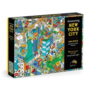 Uncovering New York City Search and Find 1000 Piece Jigsaw Puzzle by Galison - Galison - Jigsaw Puzzles - The Puzzle Center