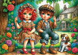 Under The Old Tree 1000 Piece Jigsaw Puzzle | Delfy Puzzles - Jigsaw Puzzles - The Puzzle Center