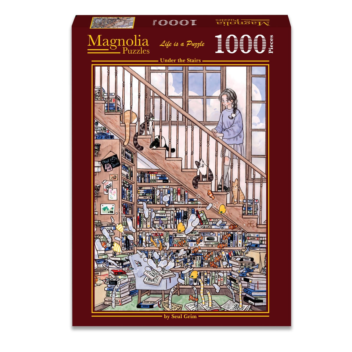 Under the Stairs 1000 Piece Jigsaw Puzzle | Magnolia - Jigsaw Puzzles - The Puzzle Center