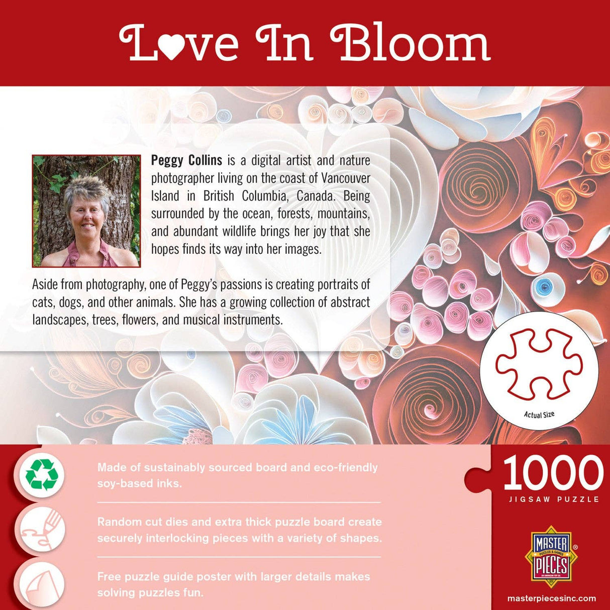 Valentine's Day - Love in Bloom 1000 Piece Jigsaw Puzzle | Masterpieces Puzzles - Jigsaw Puzzles - The Puzzle Center