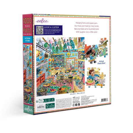 Victorian Kitchen 1000 Piece Jigsaw Puzzle | eeBoo - Jigsaw Puzzles - The Puzzle Center
