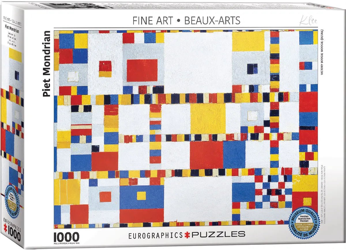 Victory Boogie Woogie (Detail) 1000 Piece Jigsaw Puzzle | Eurographics - Jigsaw Puzzles - The Puzzle Center