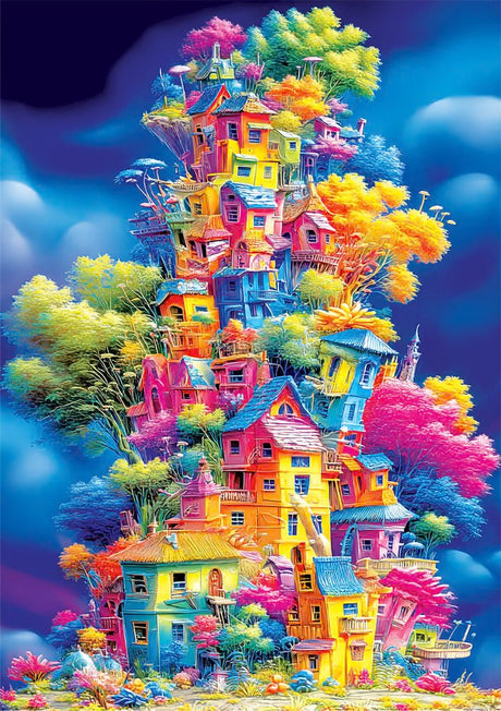 Village 1000 Piece Jigsaw Puzzle | Yazz - Jigsaw Puzzles - The Puzzle Center