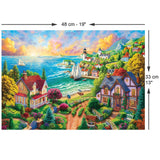 Village by the Sea 260 Piece Jigsaw Puzzle | Anatolian - Jigsaw Puzzles - The Puzzle Center