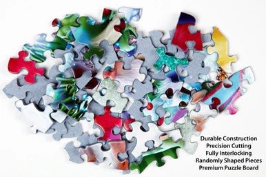 Village Christmas 500 Piece Jigsaw Puzzle | Vermont Christmas Co - Jigsaw Puzzles - The Puzzle Center