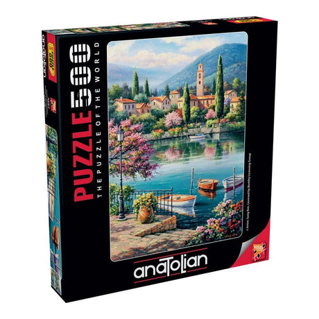 Village Lake Afternoon 500 Piece Jigsaw Puzzle | Anatolian - Jigsaw Puzzles - The Puzzle Center