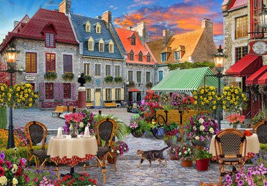 Village Square 550 Piece Jigsaw Puzzle | Vermont Christmas Co - Jigsaw Puzzles - The Puzzle Center