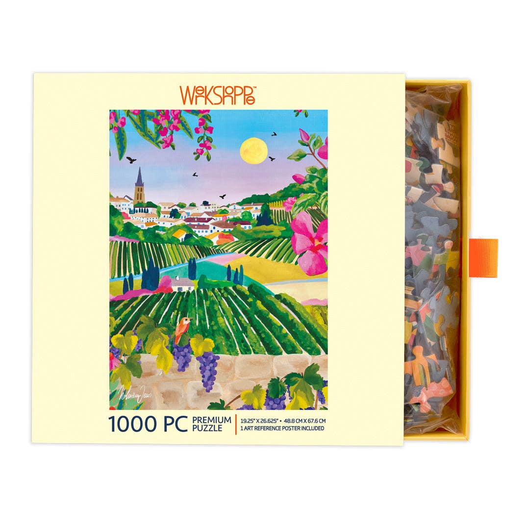 Village Vineyard 1000 Piece Jigsaw Puzzle | WerkShoppe - Jigsaw Puzzles - The Puzzle Center
