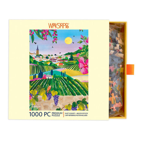 Village Vineyard 1000 Piece Jigsaw Puzzle | WerkShoppe - Jigsaw Puzzles - The Puzzle Center