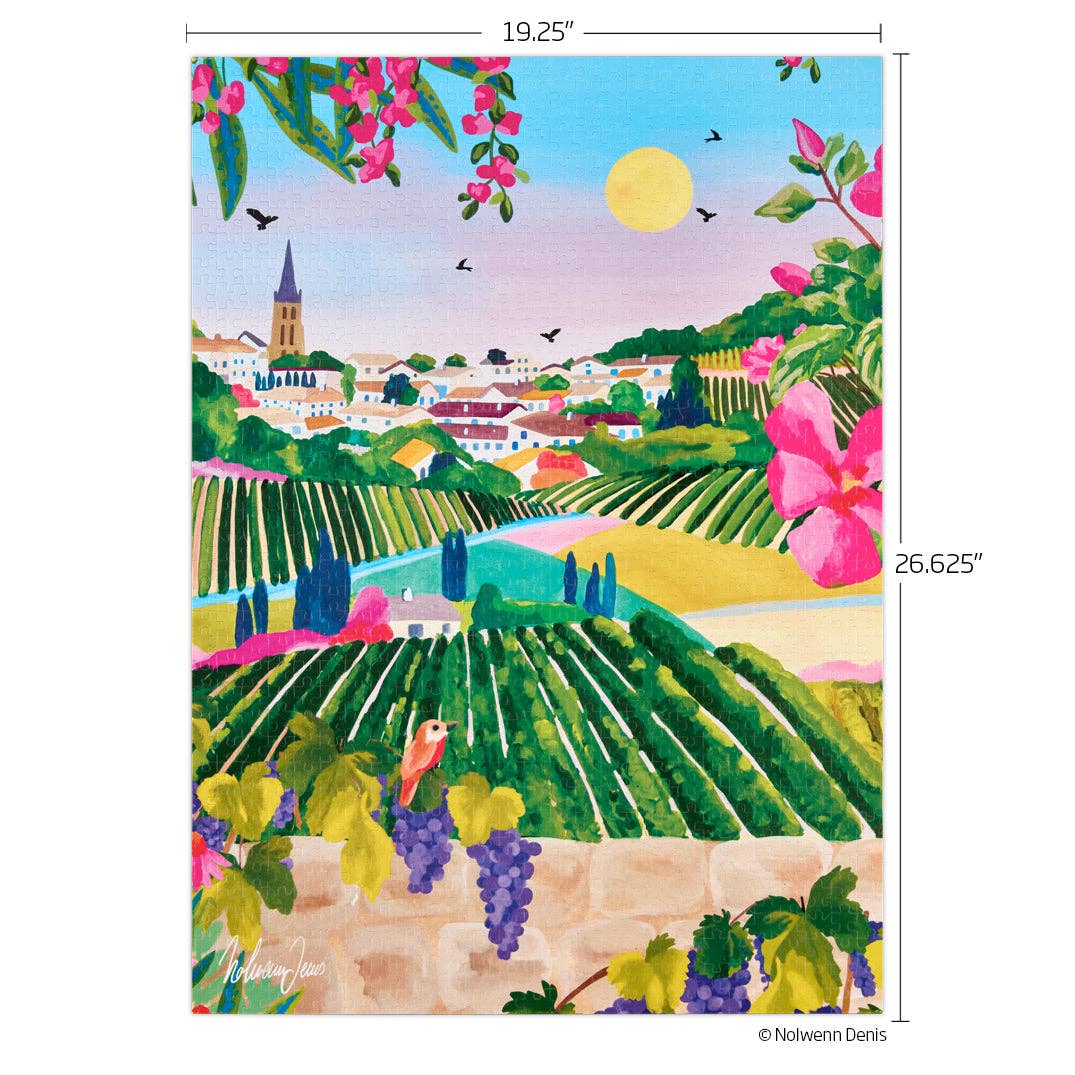 Village Vineyard 1000 Piece Jigsaw Puzzle | WerkShoppe - Jigsaw Puzzles - The Puzzle Center