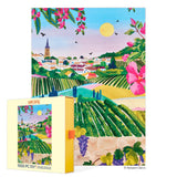 Village Vineyard 1000 Piece Jigsaw Puzzle | WerkShoppe - Jigsaw Puzzles - The Puzzle Center