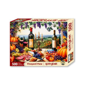 Vineyard View 500 Piece Jigsaw Puzzle | Springbok Puzzles - Springbok Puzzles - Jigsaw Puzzles - The Puzzle Center