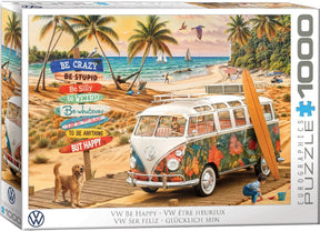 VW Be Happy 1000 Piece Jigsaw Puzzle | Eurographics - Jigsaw Puzzles - The Puzzle Center