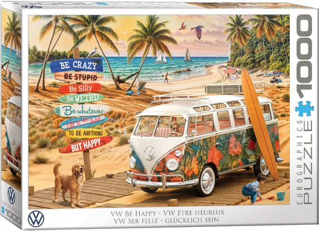 VW Be Happy 1000 Piece Jigsaw Puzzle | Eurographics - Jigsaw Puzzles - The Puzzle Center