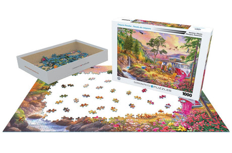 VW Campers Paradise 1000 Piece Jigsaw Puzzle | Eurographics - Eurographics - Jigsaw Puzzles - The Puzzle Center