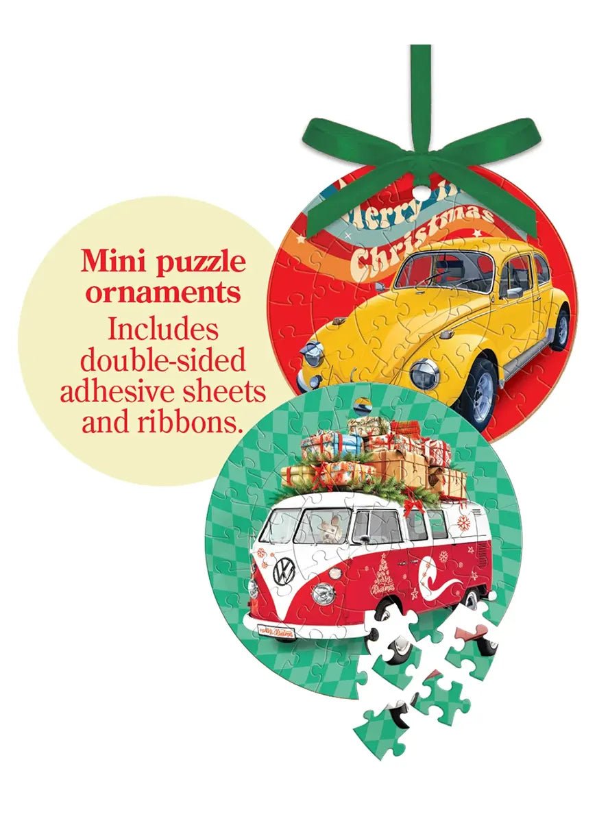 VW Christmas 24 x 50 Piece Advent Calendar Jigsaw Puzzles | Eurographics - Jigsaw Puzzles - The Puzzle Center