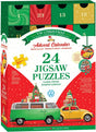VW Christmas 24 x 50 Piece Advent Calendar Jigsaw Puzzles | Eurographics - Jigsaw Puzzles - The Puzzle Center
