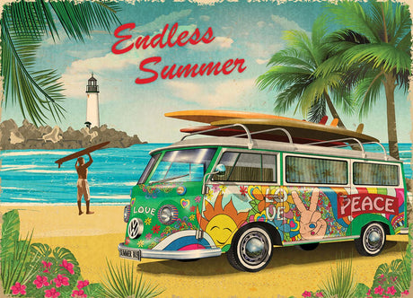 VW Endless Summer 1000 Piece Jigsaw Puzzle by Eurographics - Eurographics - Jigsaw Puzzles - The Puzzle Center