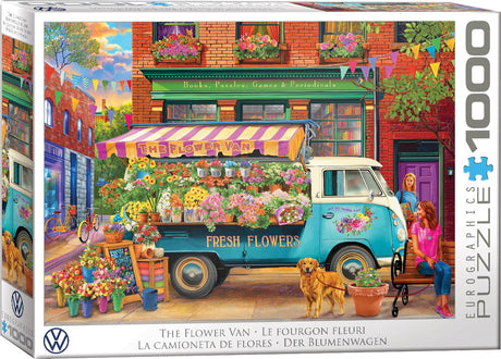 VW Florist by Chris Bigelow 1000 Piece Jigsaw Puzzle by Eurographics - Eurographics - Jigsaw Puzzles - The Puzzle Center