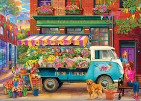 VW Florist by Chris Bigelow 1000 Piece Jigsaw Puzzle by Eurographics - Eurographics - Jigsaw Puzzles - The Puzzle Center
