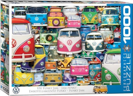 VW Funky Jam 1000 Piece Jigsaw Puzzle by Eurographics - Eurographics - Jigsaw Puzzles - The Puzzle Center - 
