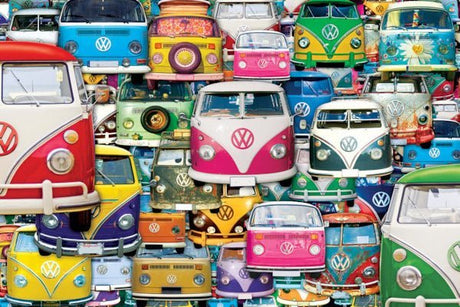 VW Funky Jam 1000 Piece Jigsaw Puzzle by Eurographics - Eurographics - Jigsaw Puzzles - The Puzzle Center - 