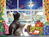 Waiting for St. Nick 275 Easy Handling Piece Jigsaw Puzzle | Cobble Hill - Jigsaw Puzzles - The Puzzle Center